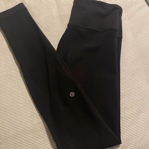 Reversible mid rise wunder under leggings lululemon full on luon!!!